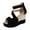Black, variant on YLYL Sandals for Women Ankle Strap Peep Toe Platform Wedge High Heel Fashion Casual Summer Shoes