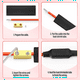 thumbnail image 5 of 10 piezas 4 AWG 60 A Terminal de conexión de cableado rápido cuadrado, conector de cable, 5 of 7