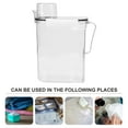 thumbnail image 3 of Detergente de lavandería recargador detergente detergente cubo de almacenamiento de cubo de polvo, 3 of 6