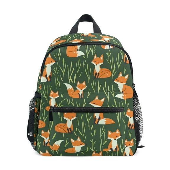 ALAZA Cartoon Foxes School Backpack Small Bookbag Mini Bags