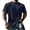 Navy, variant on Yifymode Oversized Shirts for Men Vintage Short Sleeve Beach Vacation Tops Solid Casual Loose Fit Breathable Athletic T Shirts