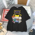 thumbnail image 3 of Camisetas de algodón de estilo Vintage de cómics elegantes, camisetas holgadas de verano con cuello redondo para mujer, nuevas camisetas de Harajuku para adolescentes de 2021, ropa Kawaii para estudia, 3 of 4