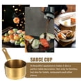 thumbnail image 3 of Salsa Taza de leche Mantequilla Accesorio para el hogar Cuencos de acero inoxidable para salsas Suministros de cocina de metal Soporte para salsas, 3 of 6