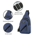 thumbnail image 4 of SHENGXINY Messenger Bag Clearance Small Sling Bag Sling Backpack for Women, Sling Bag for Men Women Shoulder ,Chest Bag Daypack Messenger Sling Backpack for Travel Sports Running Hi Blue, 4 of 7