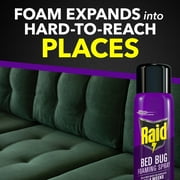 Raid Bed Bug Foaming Spray, Treatment to Kill Pyrethroid-resistant Bed Bugs, 16.5 oz