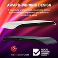 thumbnail image 5 of BlueAnt Soundblade Under Monitor Soundbar, Powerful 120 watt, 2.1 Channel USB-C, Bluetooth 5.3 Desktop Speaker for PC, Mac for Streaming Content, Music and Gaming. (Blue), 5 of 5