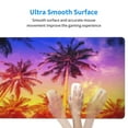 thumbnail image 5 of Bingfone Palm Trees At Sunset Large Gaming Mouse Pad,Extended Desk Mousepad With Stitched Edges,Non-Slip Base,Water Resist Keyboard Pad For Gamer, Office & Home, 29.5 X 16 In, 5 of 9