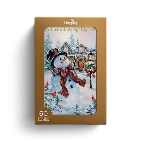 DaySpring Dona Gelsinger Assorted Christmas Cards Boxed, Envelopes, 60 Count