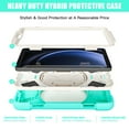 thumbnail image 4 of Case for Samsung Galaxy Tab A9 8.7" 2023 SM-X110 / SM-X115, Kids Friendly Rugged Cover Built-in 360° Rotatable Stand-Hand/Shoulder Strap/Pencil Holder for Samsung Galaxy Tab A9, Mintgreen, 4 of 19