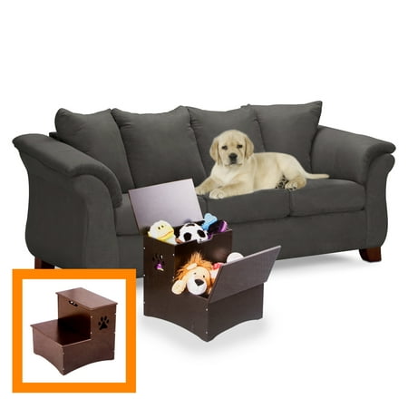 Wooden Pet Dog Steps With Storage Wood Pet Step Walmart Com