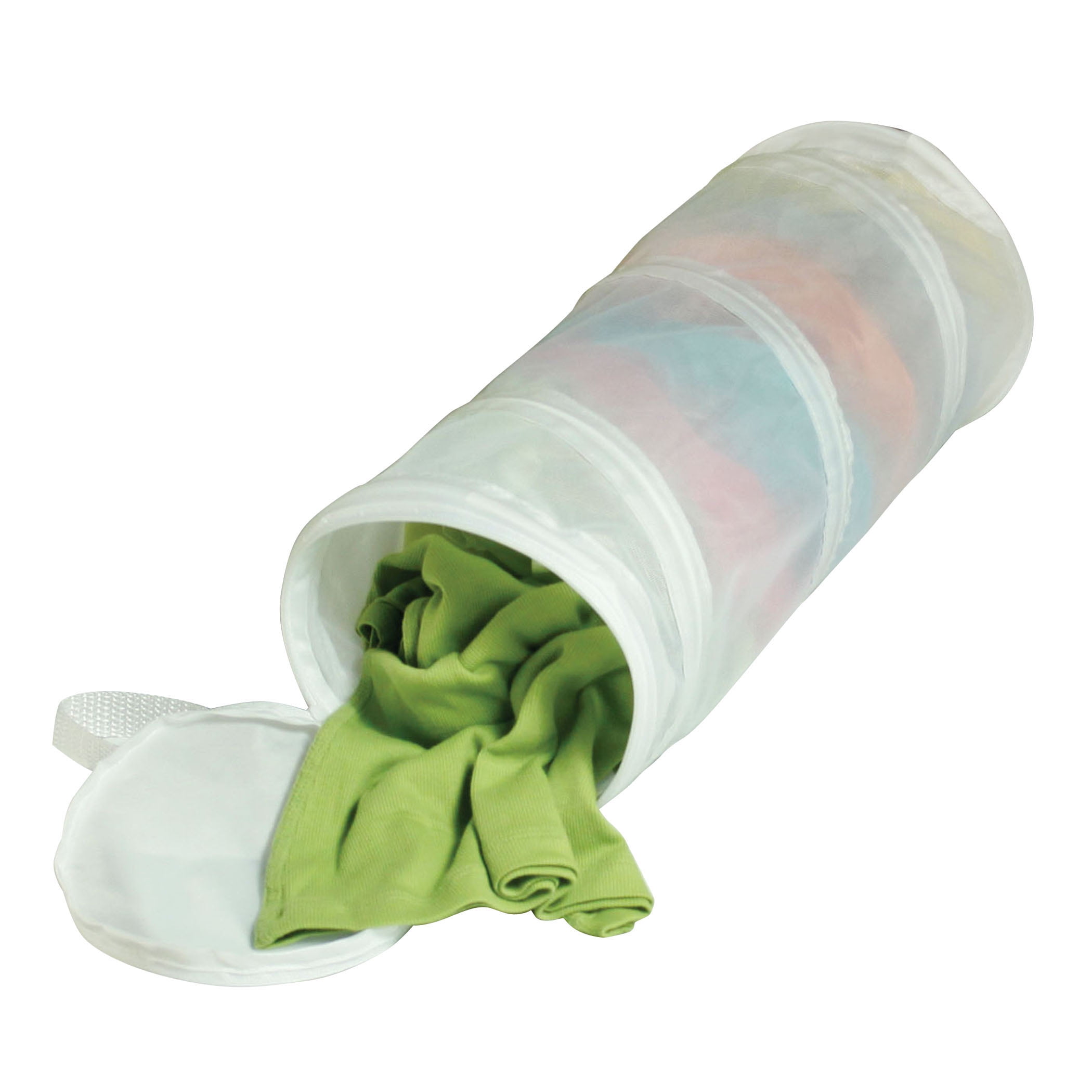 Richards Homewares Laundry Micro Mesh Spiral Bag Color White