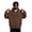 14# Brown, variant on Mens Zip Up Hoodies Oversized Fleece Long Sleeve Drop Shoulder Hooded Sweatshirt Trendy Vintage Streetwear Purple S