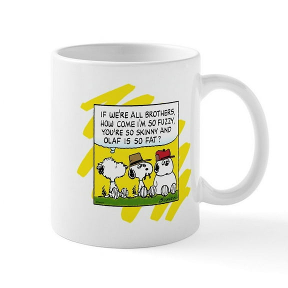 CafePress - The Brothers Mug - 11 oz Ceramic Mug - Novelty Coffee Tea Cup