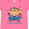 thumbnail image 4 of Inktastic Monkey Girl 1st Hanukkah Girls Baby Bodysuit, 4 of 5