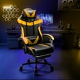 thumbnail image 5 of Gaming Chair, Seenda Ergonomic Video Game Chair with Footrest and Lumbar Support,Computer Chair Height Adjustable with Swivel Seat and Headrest, 5 of 11