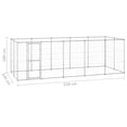 thumbnail image 4 of vidaXL Outdoor Dog Kennel Galvanised Steel 12.1 m², 4 of 4