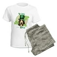 thumbnail image 5 of CafePress - St. Patrick Basset Women's Light Pajamas - Women's Short Sleeve Print T-Shirt and Pants Light Cotton Pajama Set, 5 of 7