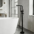 thumbnail image 4 of Wowow 2-Handle Freestanding Tub Faucet with Handshower and Longer Spout in Oil Rubbed Bronze, 4 of 9