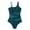 Mint Green, variant on Women'S Swimsuit Clearance Women with Chest Pad without Underwire Patchwork Strap Shoulder Splicing Yarn Mesh Bikini One-Piece Swimsuit Black L