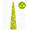 Fluorescent Green, variant on CABOWT 5 FT Pop Up Christmas Tree with Colored Timer Lights, Red White Tinsel Christmas Tree, Collapsible Artificial Pencil Tree Holiday Decoration for Home, Apartment, Office, Party
