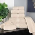 thumbnail image 2 of Superior 800 GSM Egyptian Cotton 6-Piece Face Towel Set, Soft Ultra Absorbent Towels, Forest Green, 2 of 7