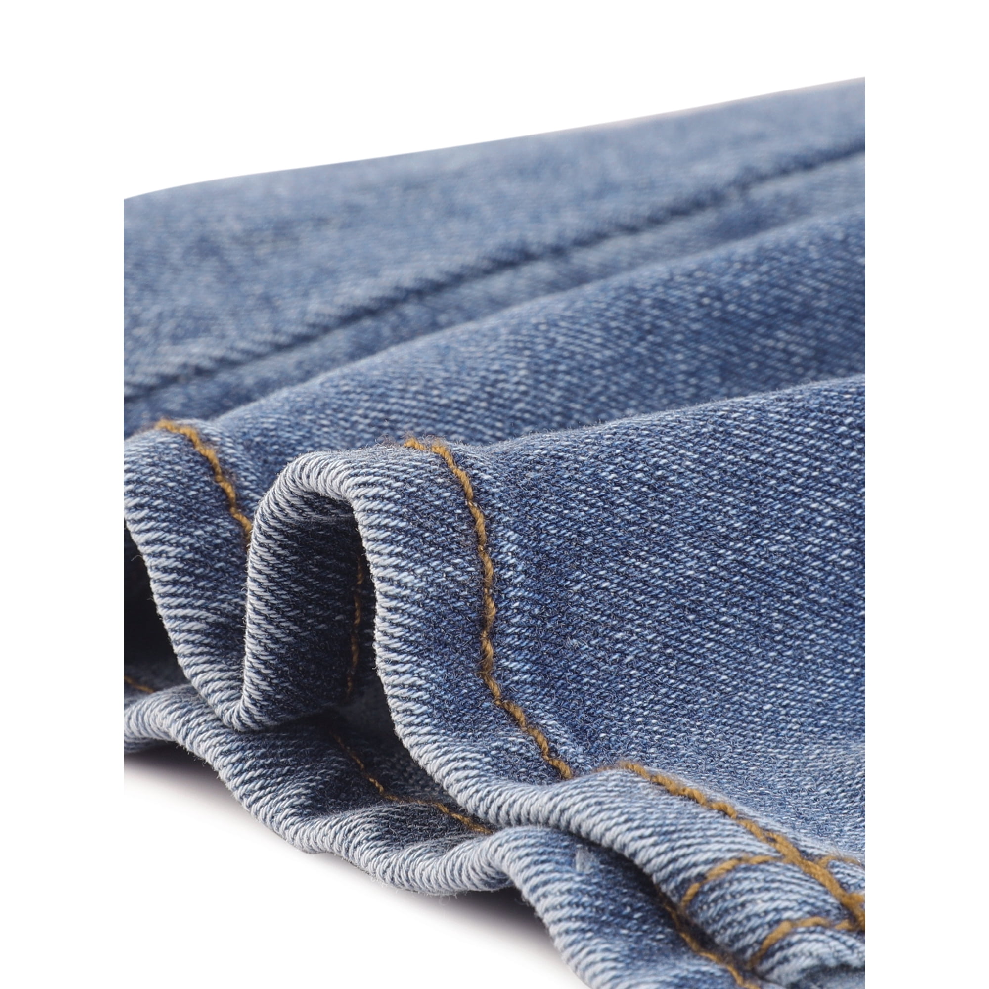 Unique Bargains Casual Denim Skirt For Women s High Waist Split Hem Midi Jean Pencil Skirts Blue Xs Blue