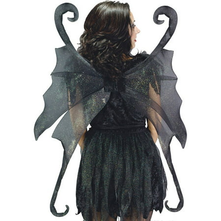 Black Large Fairy Halloween Adult Wings