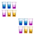 thumbnail image 1 of Naiovety 6 copas de vino para fiestas, copas acrílicas para dispensador de vidrio, juegos para beber, soporte para cóctel, colorido No.02 2piezas Naiovety CBP149145, 1 of 6