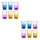thumbnail image 3 of Toystoory 6 copas de vino para fiestas, copas acrílicas para dispensador de vidrio, juegos para beber, soporte para cóctel, colorido No.02 2piezas Toystoory CBP149145, 3 of 6