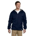 thumbnail image 4 of men's fleece lined hooded jacket, black, xx-large, 4 of 4