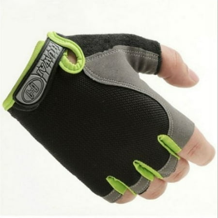 QIFEI Sports Cycling Bike Gloves Padded Half Finger Bicycle Gloves Shock-Absorbing Anti-Slip Breathable MTB Road Biking Gloves for Men/Women Black Green price history on PriceWatchPro