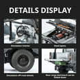 thumbnail image 6 of Anmyjuly 1:24 Defender 110 Diecast Model Car, Tomb Raider Off-Road, Pull Back Light Up, Adult Collection, 6 of 9