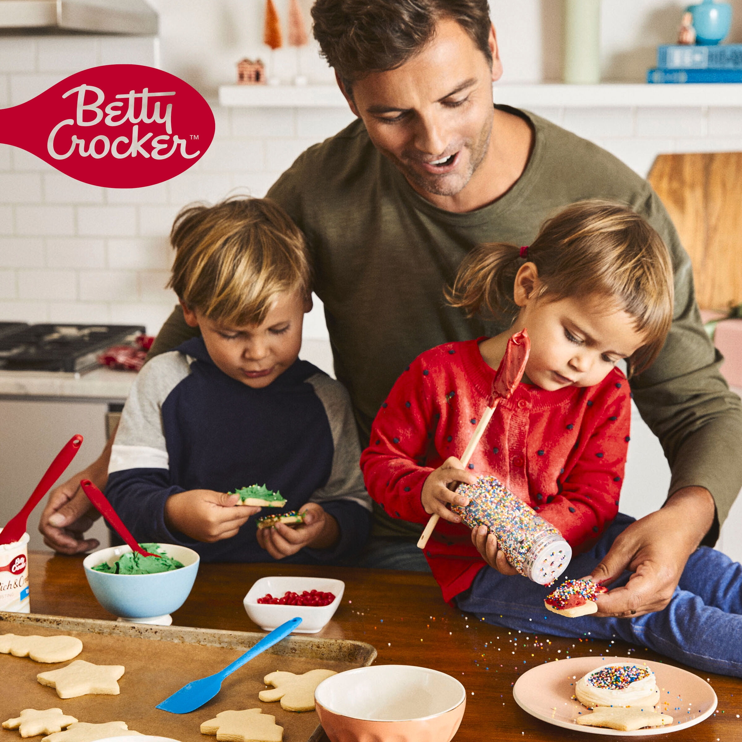 (2 pack) Betty Crocker DunkAroos Vanilla Frosting with Rainbow Chips