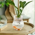 thumbnail image 5 of Modern Flower Vase, Transparent Flower Pots Plastic Vase Floor Vase Living Room Home Small Bottle Ornaments Office Hydroponic Flower Arranger, Ideal for Pampas Grass Dried Flowers Home Centerpiece, 5 of 6