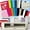 Rainbow Essentials Combo, variant on Cricut Explore 5 Cutting Machine Essentials Bundle with Smart Vinyl & Heat Transfer Vinyl Sheets - DIY Cutting Machine for Decals, Stickers and HTV