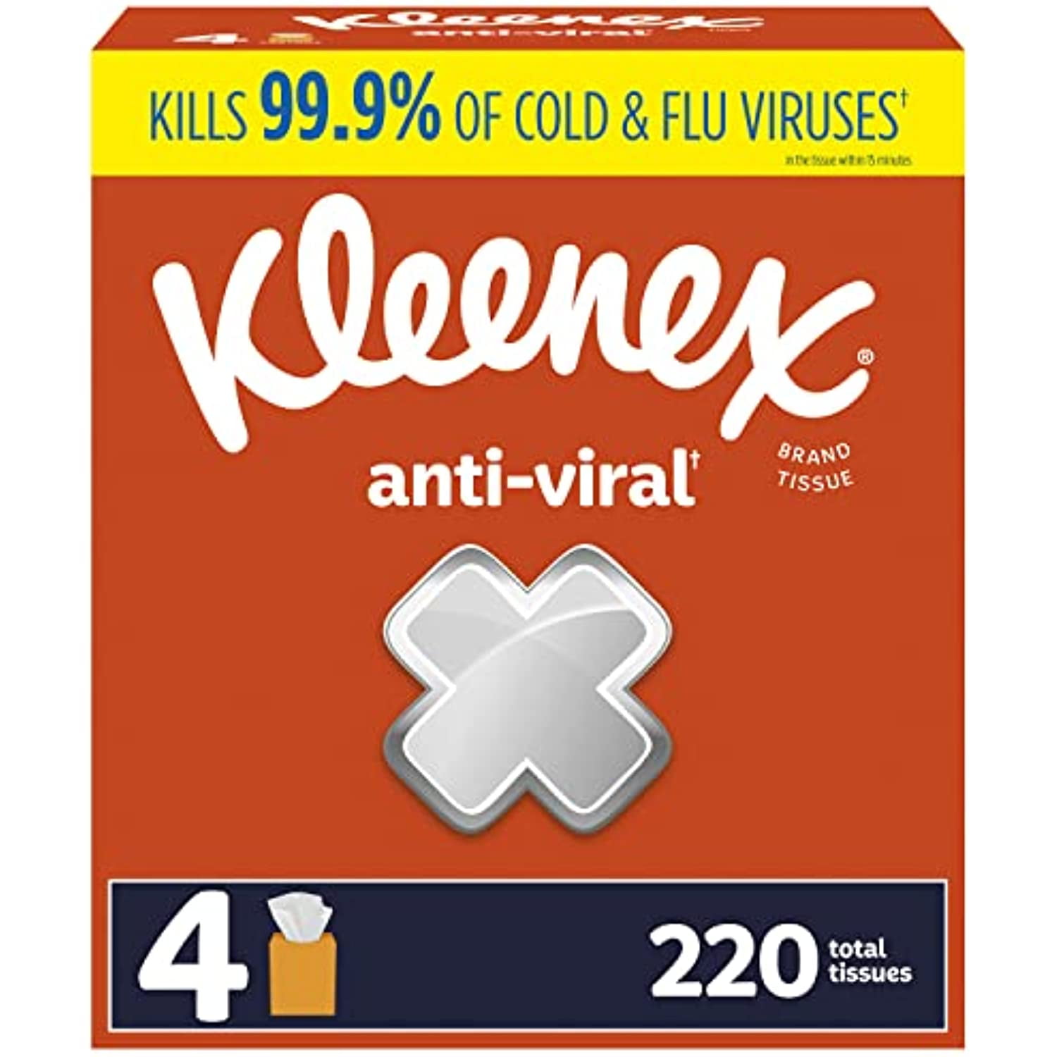 Kleenex AntiViral Facial Tissues