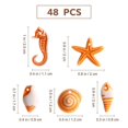 thumbnail image 5 of Adornos de conchas marinas para playa, adornos de animales, minidecoración de conchas de resina, microárboles, decoración de fiestas, paisajismo de caracoles, manualidades oceánicas, 5 of 5