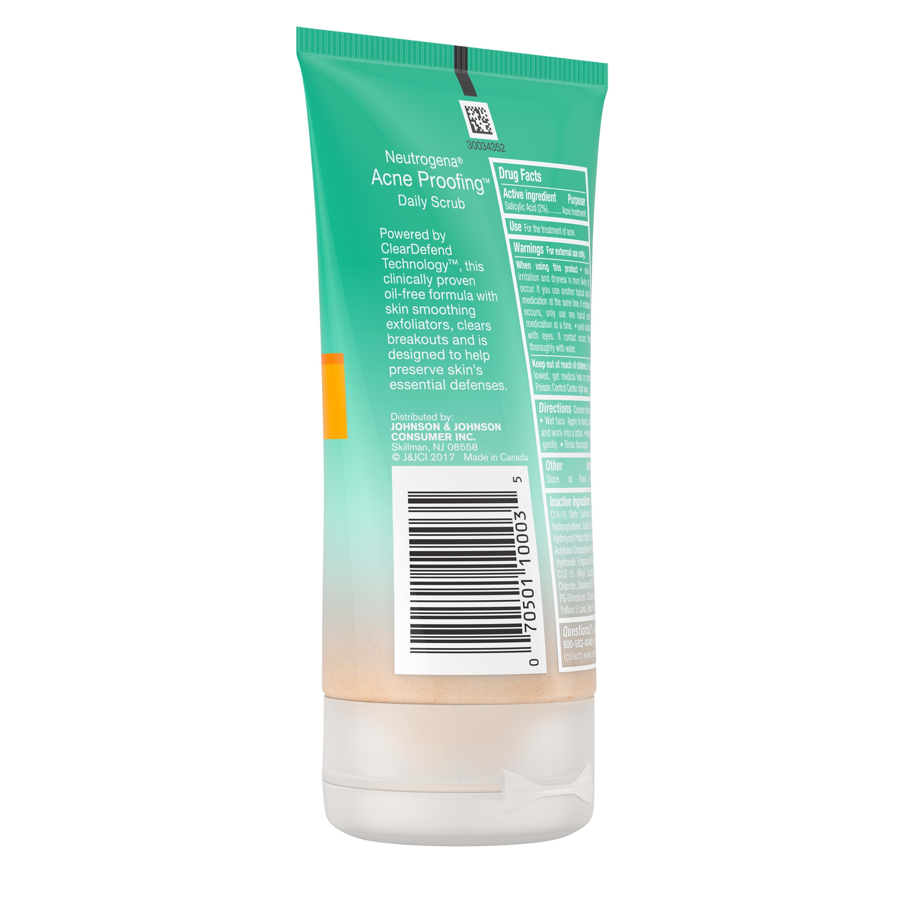 neutrogena acne proofing scrub