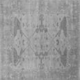 thumbnail image 1 of Ahgly Company Indoor Square Oriental Gray Industrial Area Rugs, 4' Square, 1 of 4