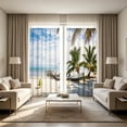 thumbnail image 4 of EGNMCR Trendy Printed Patterns With A Strong Decorative Look Light Blocking Curtains For Dorm Rooms Polyester Curtains, 4 of 6