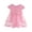 Pink, variant on AJZIOJIRO Newborn Baby Toddler Princess Dress Girls Flutter Lace Dress Sleeveless Muslin Summer Sleeveless Dress 0-18M