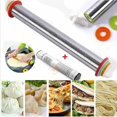 thumbnail image 1 of 17'' Adjustable Stainless Steel Rolling Pin With face mat, 1 of 5