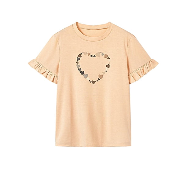 Camiseta para mujer Camiseta básica transpirable de verano para el trabajo Oficina Camping Senderismo Calle SG