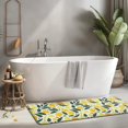 thumbnail image 2 of Yellow Lemon Fruits GreenLeaves Pattern Kitchen Rug Mat,Kitchen Runner Rugs Non Skid Washable,Decorative Kitchen Floor Mats for Kitchen,Sink,Laundry,17"x47.2", 2 of 7