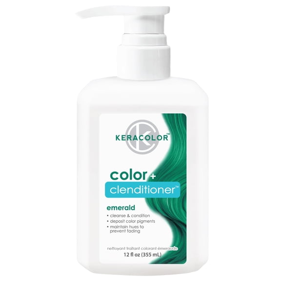 KeraColor COLOR + CONDITIONER CLENDITIONER EMERALD 12OZ