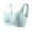 Light Blue, variant on Bras for Women Plus Size Front Closure Full Coverage No Underwire Bras for Seniors Comfort Wireless Front Close Push up Bras with Back Support Lace Sleeping Everyday Bras