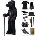 thumbnail image 1 of Disfraz de Halloween SENLI Plague Doctor para niños 9 en 1, 1 of 7
