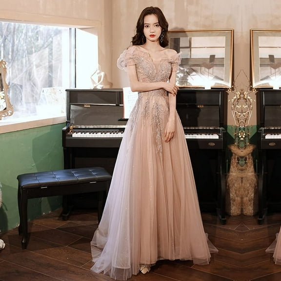Elegant French-Inspired Evening Dress, Sexy & Graceful for Wedding & Party