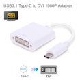 thumbnail image 3 of Tipo C USB 3.1 1 a DVI Adaptador 1080P Cable de alimentación extendido portátil, 3 of 6