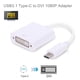thumbnail image 3 of Tipo C USB 3.1 1 a DVI Adaptador 1080P Cable de alimentación extendido portátil JShteea  El nuevo, 3 of 7